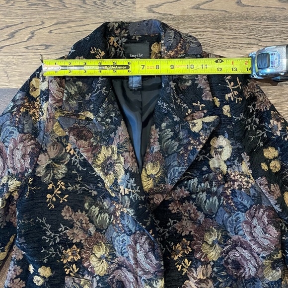 Smythe Les Vestes Opera Coat Size 4 in Tapestry Floral - Picture 4 of 10